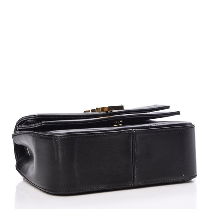 Saint Laurent Lambskin Matelasse Chevron Monogram Small Sulpice Bag Black 4 of 10