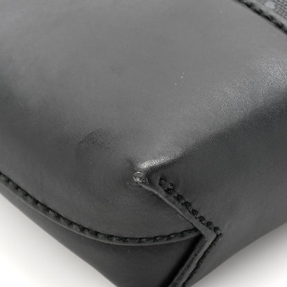 Gucci Soft GG Supreme Monogram Appia Calfskin Web East West Messenger Bag Black Grey 15 of 18