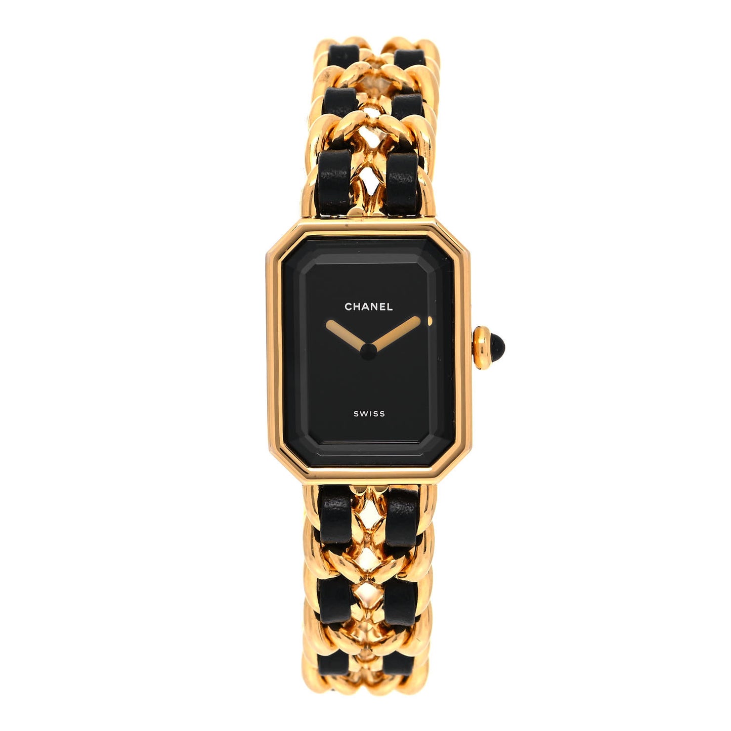 Stainless Steel Lambskin 20mm Chain Premiere Quartz Watch Gold L