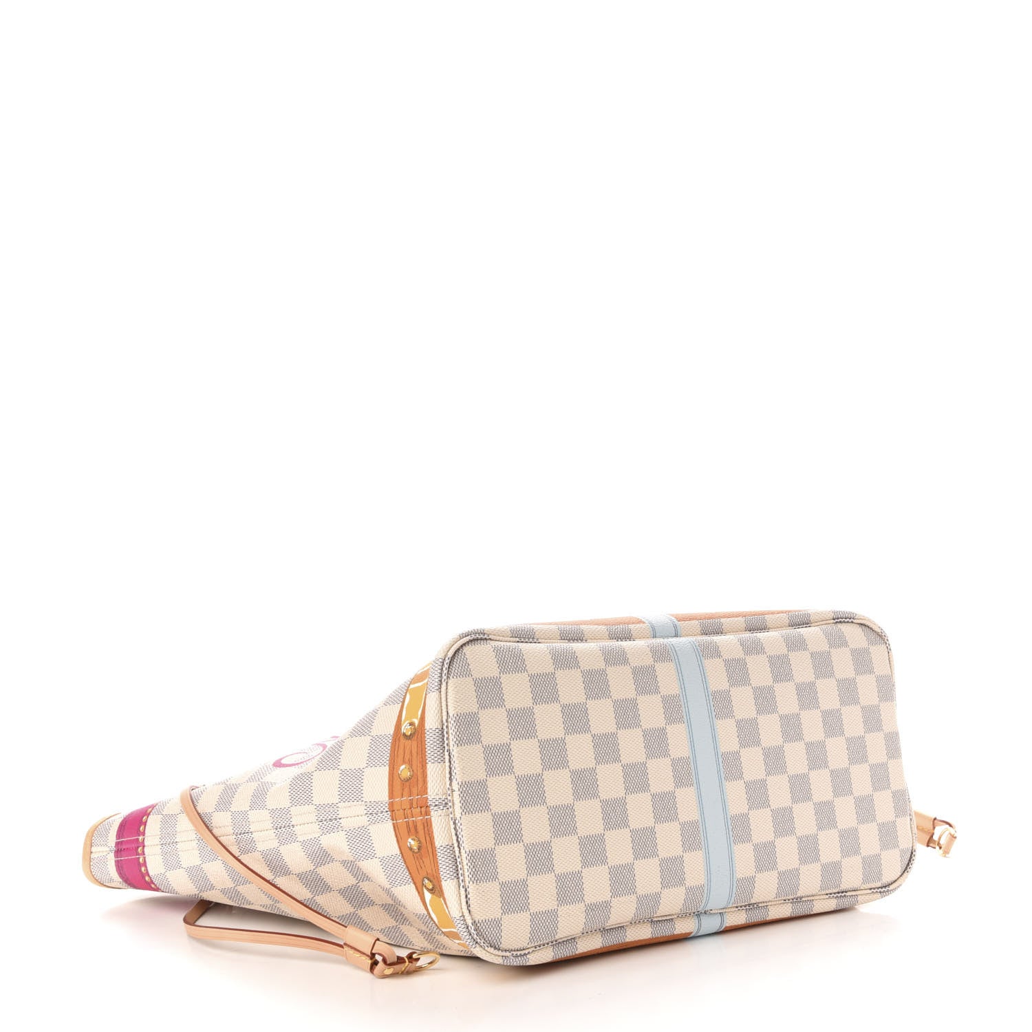Louis Vuitton Damier Azur Summer Trunks Newport Beach Neo Neverfull MM 5 of 13