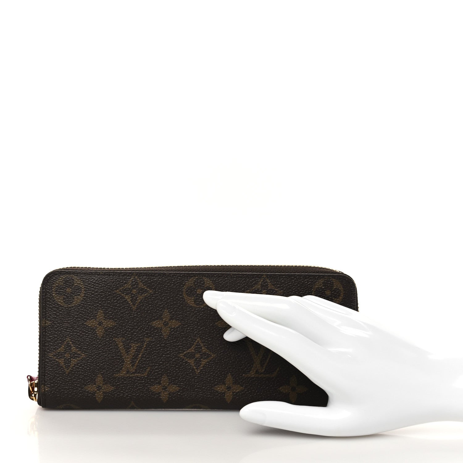 Louis Vuitton Monogram Clemence Wallet Fuchsia 2 of 6