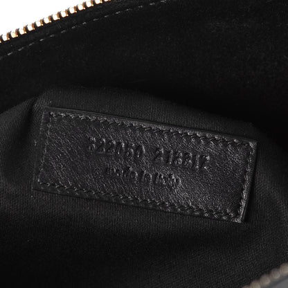 Saint Laurent Smooth Calfskin Bi-Color Duffle 12 Beige Black 7 of 7