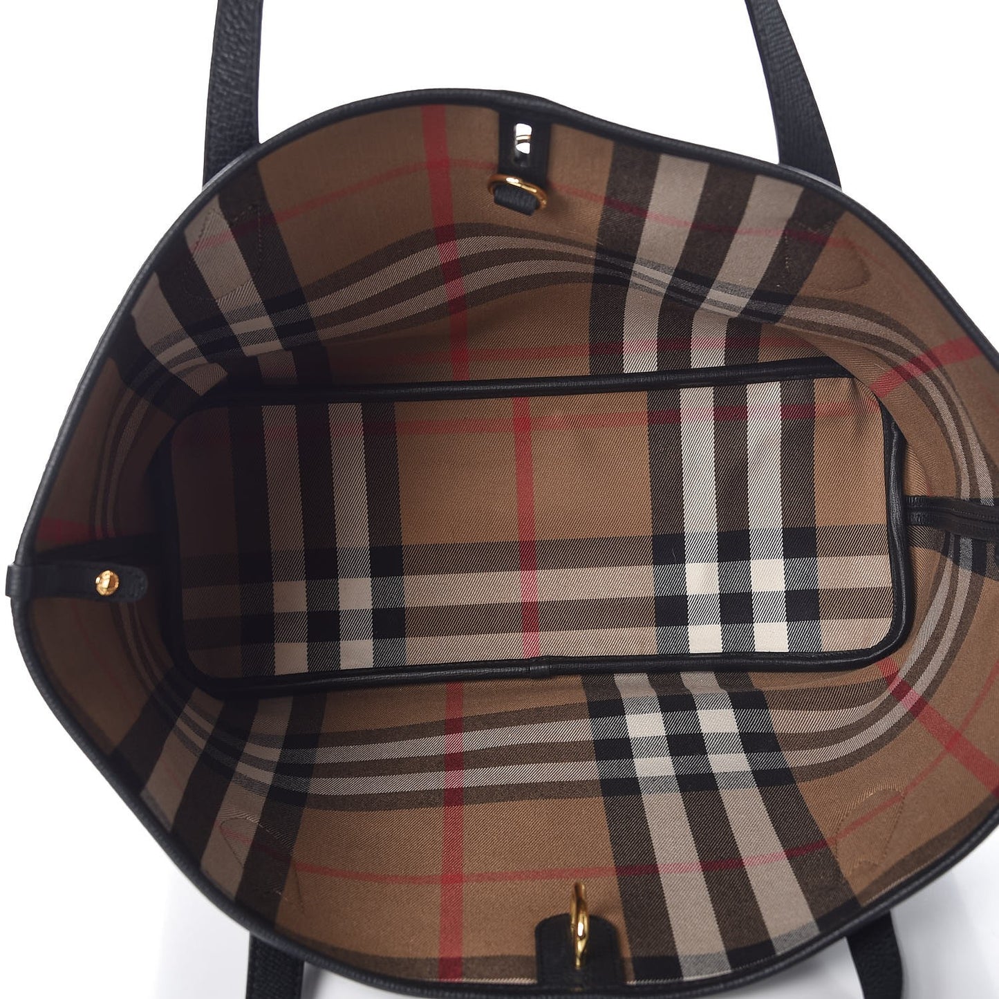 Grainy Calfskin Medium Honeybrook Tote Black