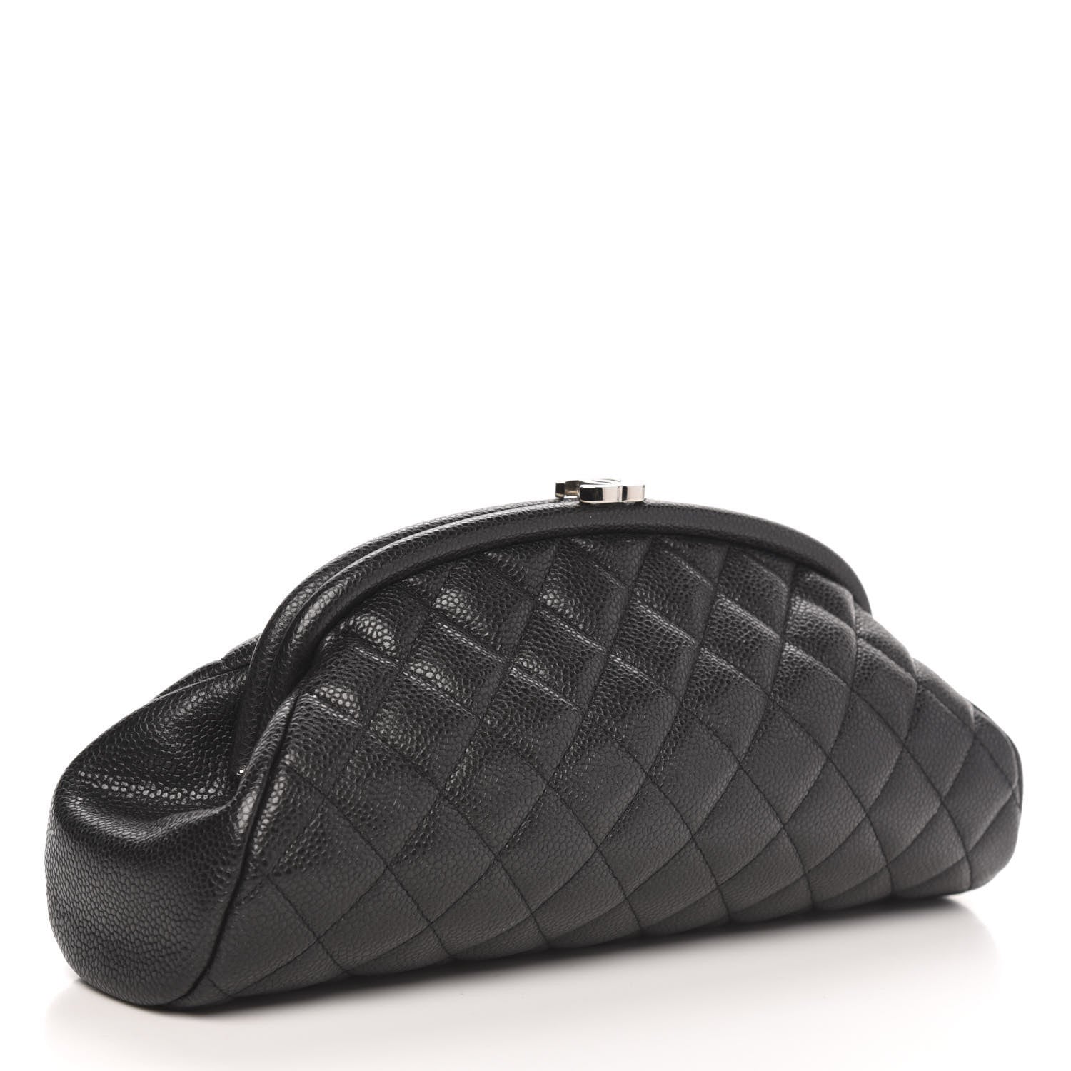 Chanel Caviar Quilted Timeless Clutch Black 3 of 10