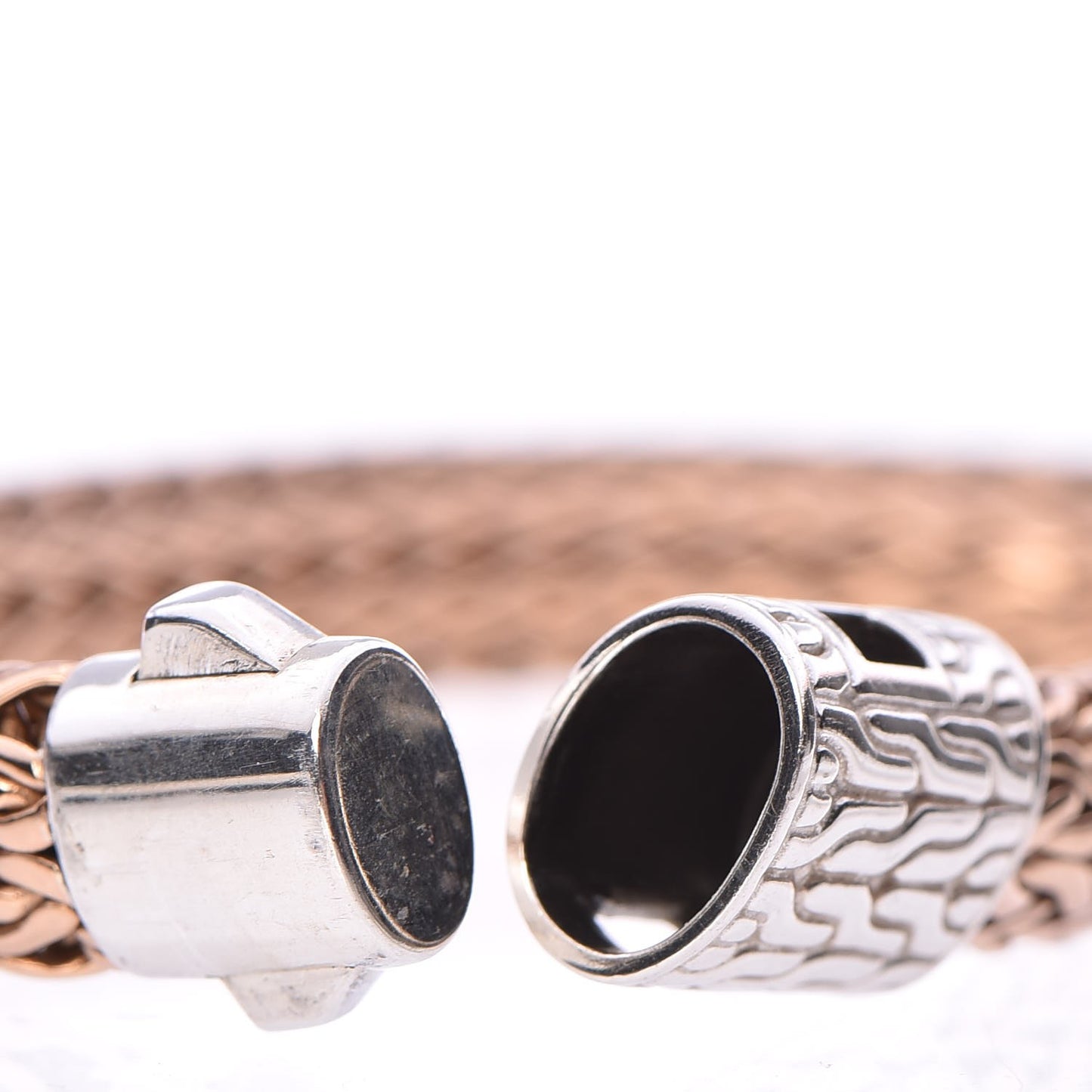 Sterling Silver Bronze 10.5mm Classic Chain Bracelet