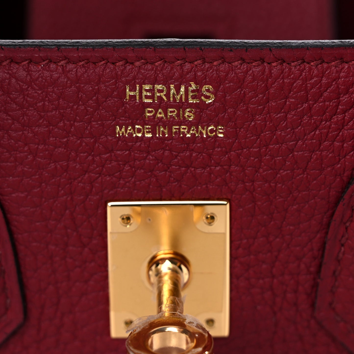 Togo Birkin 25 Rouge Grenat