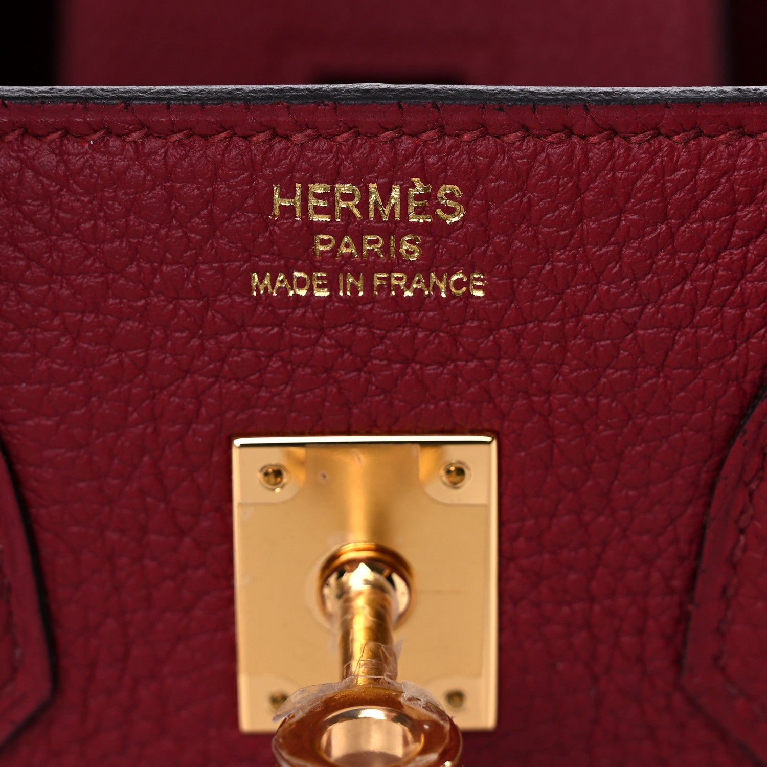 Hermes Togo Birkin 25 Rouge Grenat 6 of 9