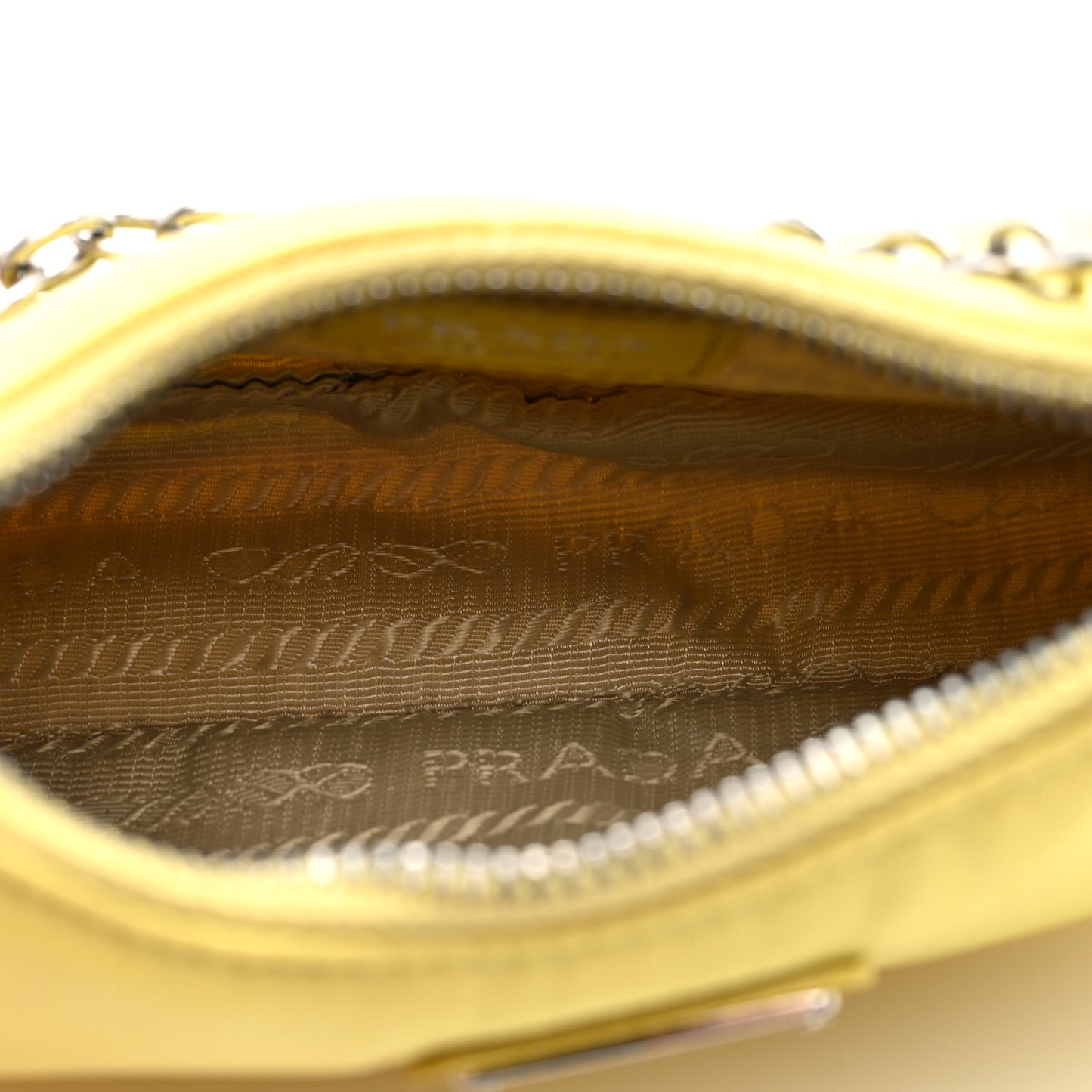 Tessuto Nylon Saffiano Mini Re-Edition 2000 Shoulder Bag Ananas