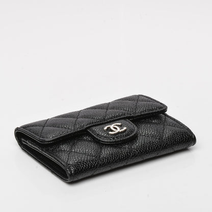 Chanel Caviar Quilted Flap Card Holder Black 4 of 7