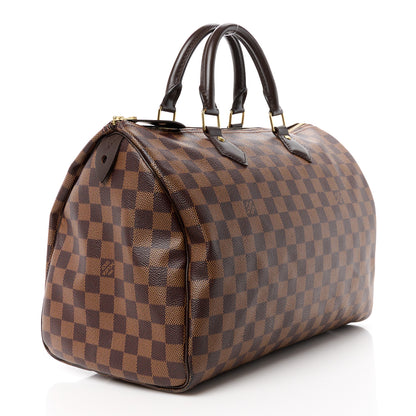 Louis Vuitton Damier Ebene Speedy 35 3 of 12