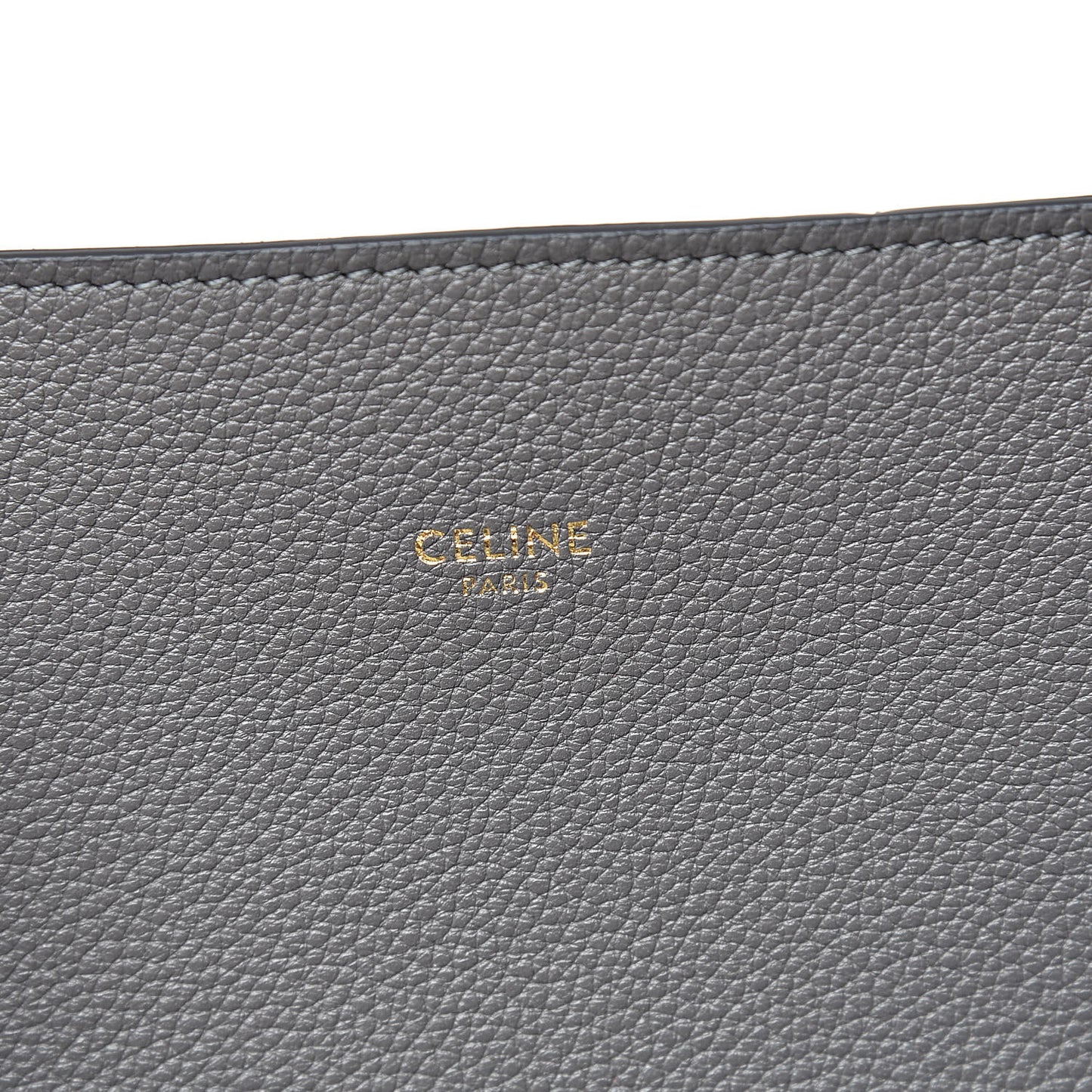 Soft Grained Calfskin Small Belt Cabas Phantom Grey