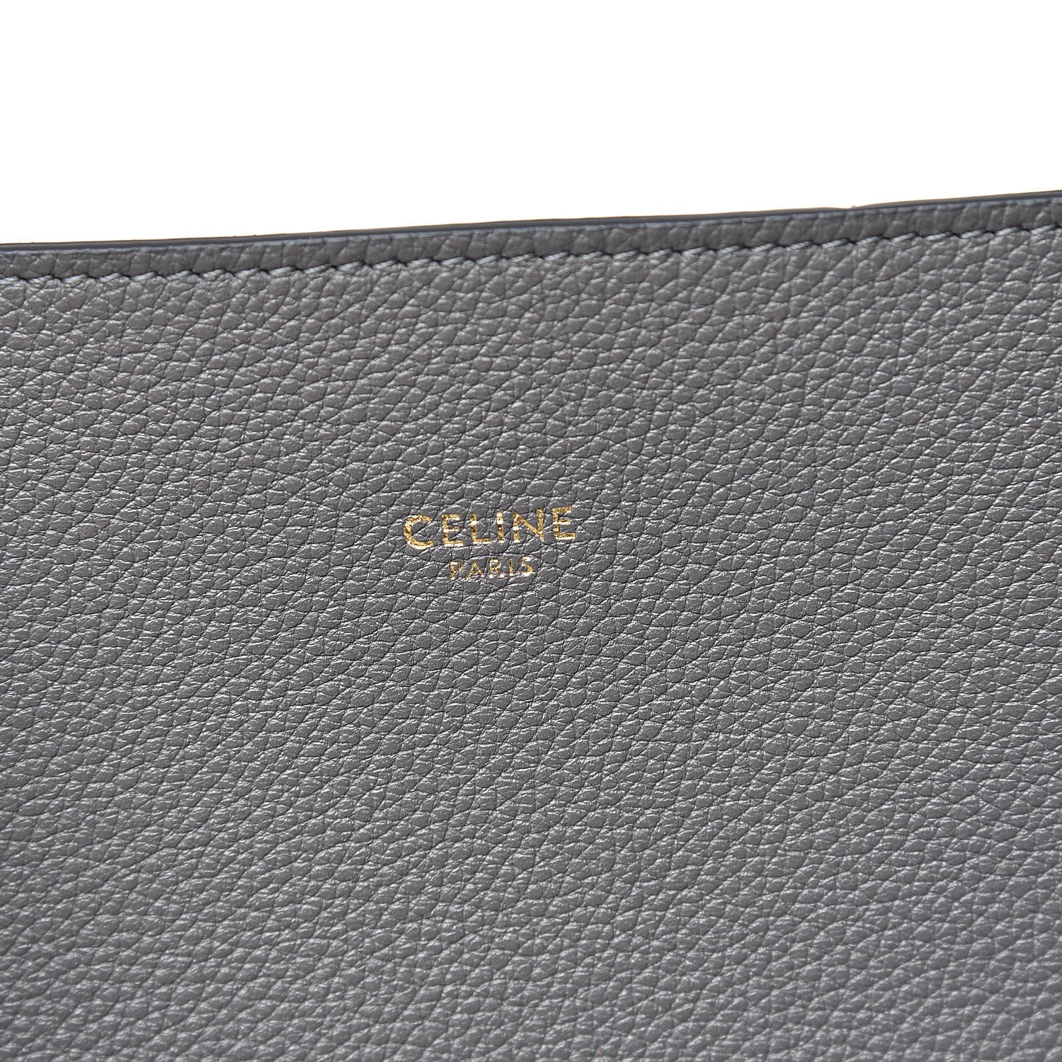 Celine Soft Grained Calfskin Small Belt Cabas Phantom Grey 6 of 10