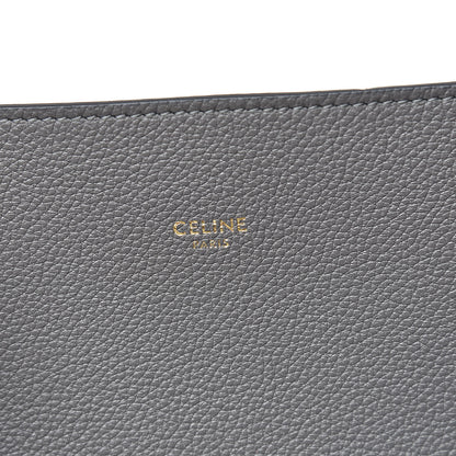 Celine Soft Grained Calfskin Small Belt Cabas Phantom Grey 6 of 10