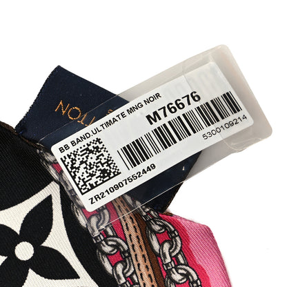 Louis Vuitton Silk Ultimate Monogram BB Bandeau Black 3 of 3