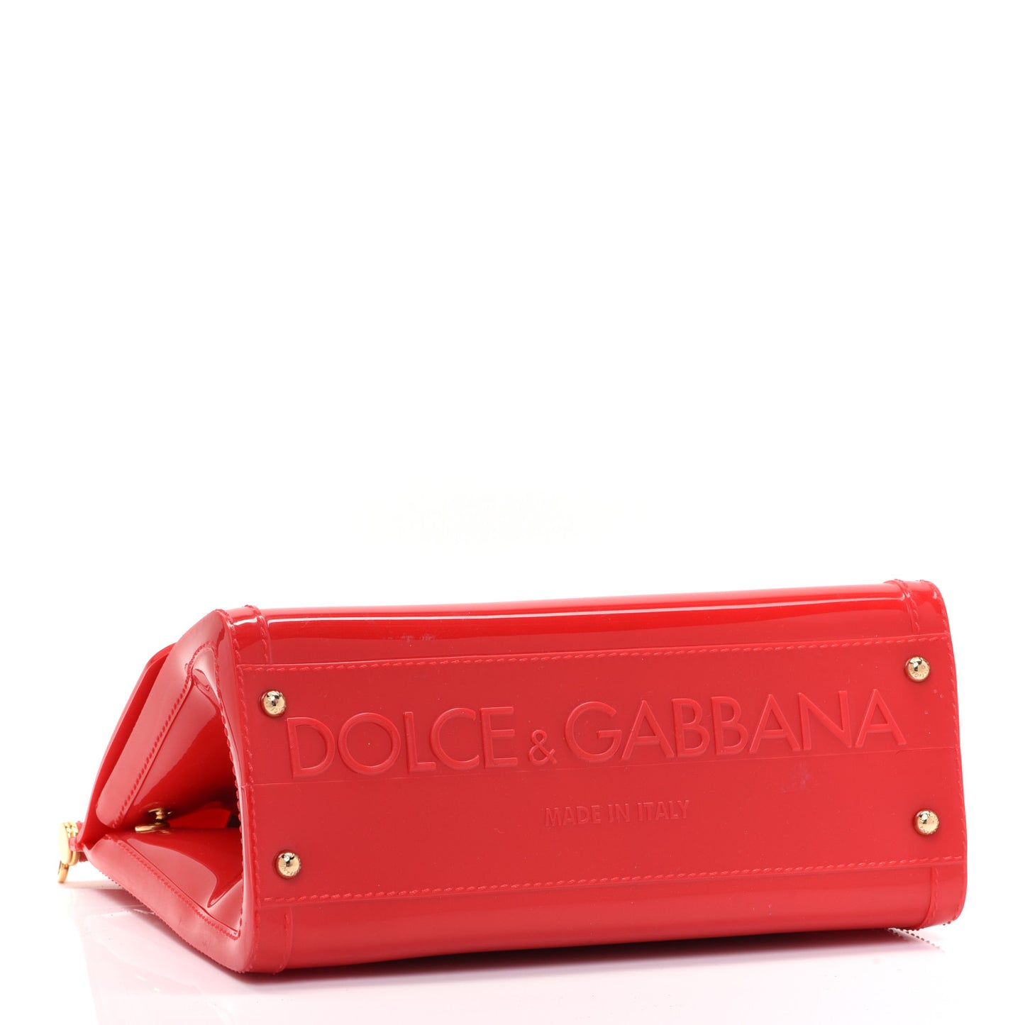 Rubber Miss Sicily Satchel Red