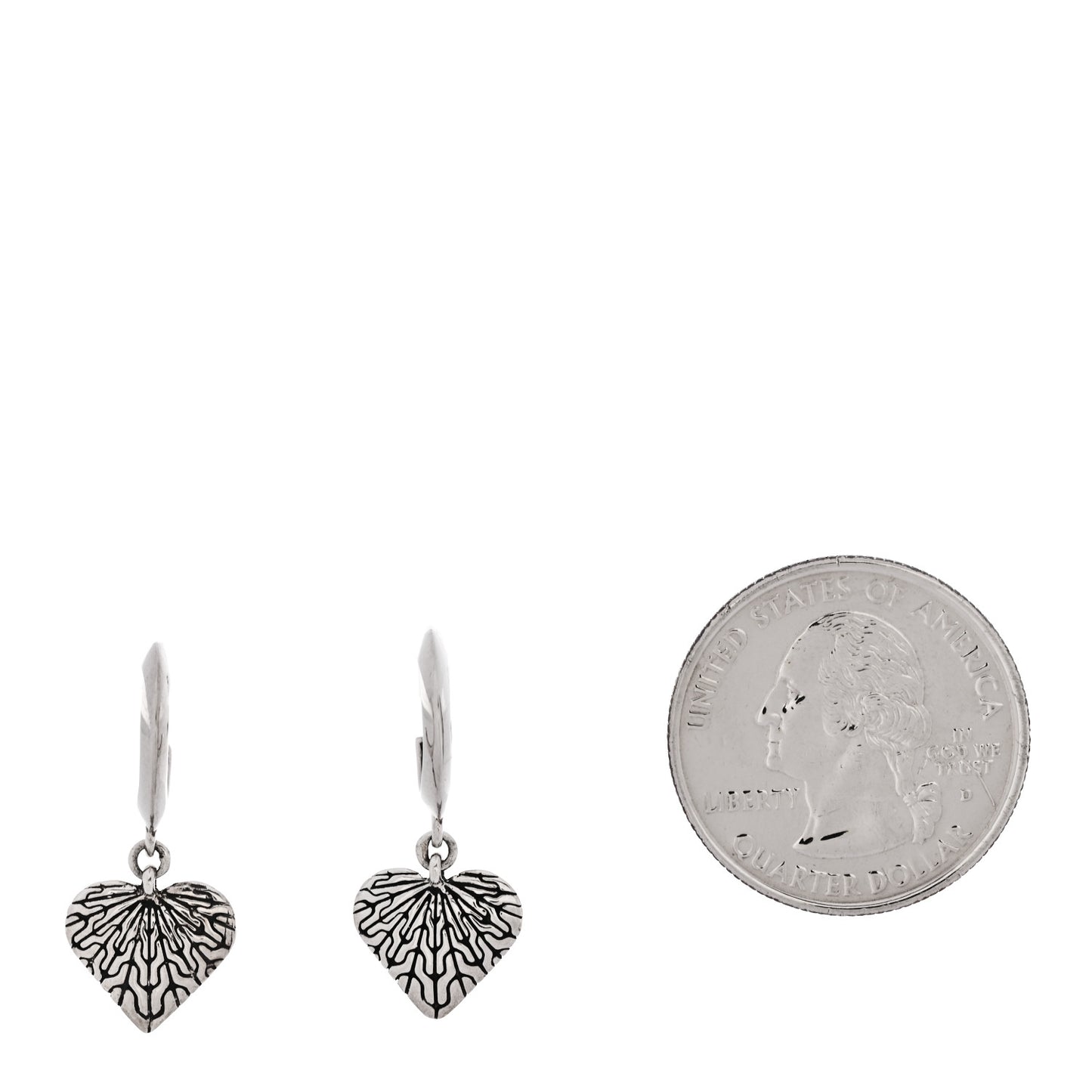 Sterling Silver Valentine Drop Huggie Earrings