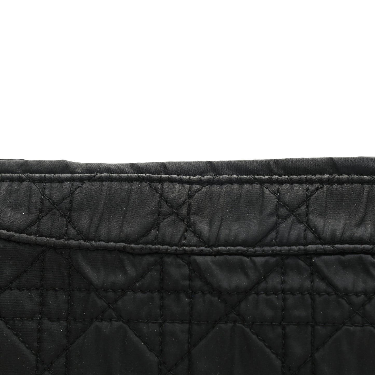 Nylon Cannage Shoulder Bag Black