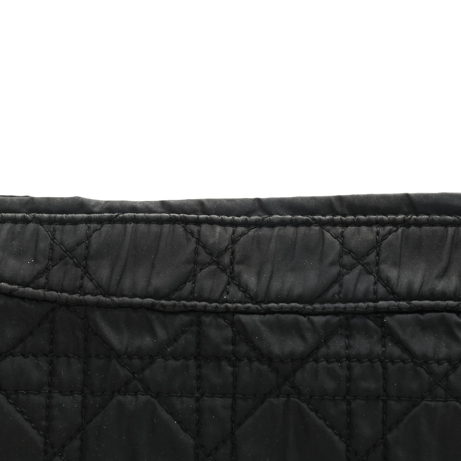 Christian Dior Nylon Cannage Shoulder Bag Black 11 of 12