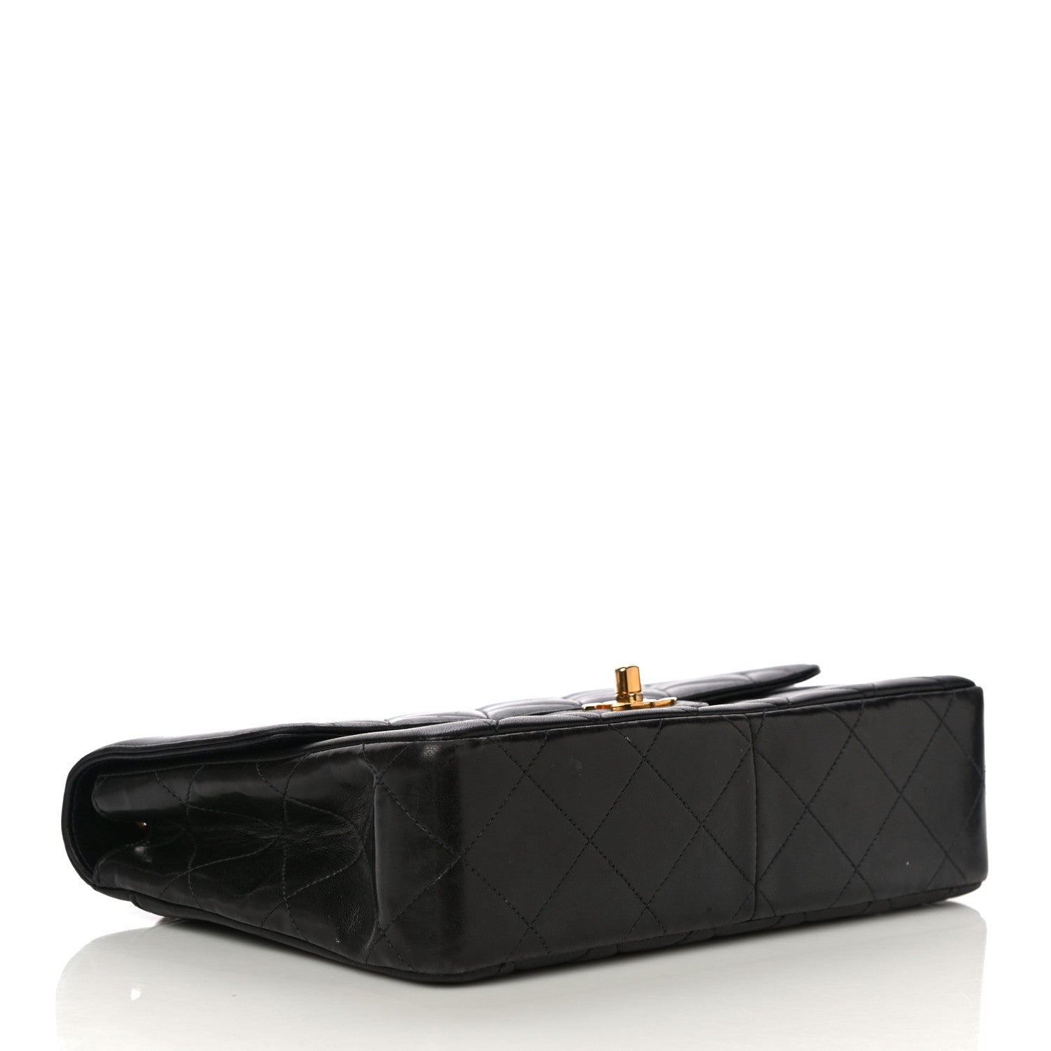 Chanel Lambskin Quilted Medium Single Flap Black 4 of 37