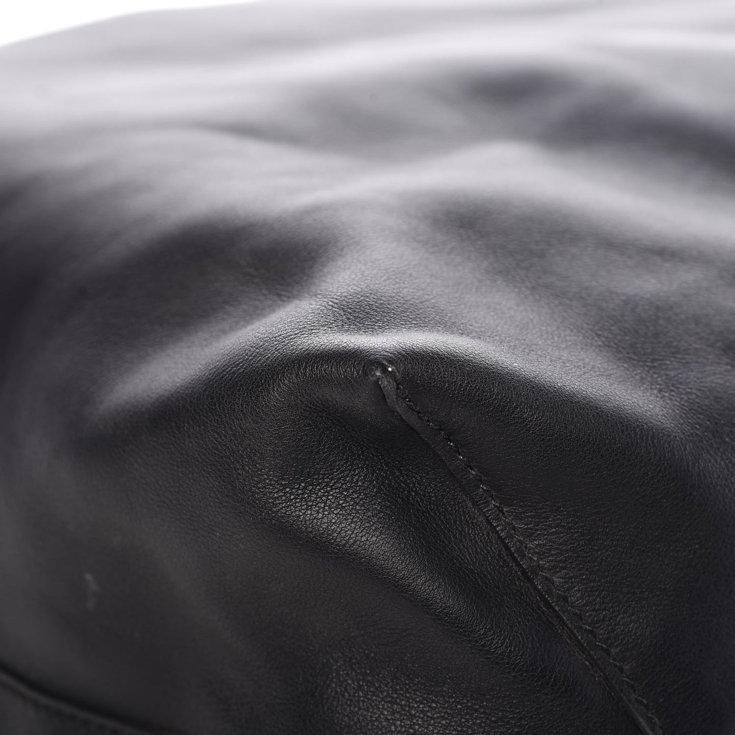 Calfskin Large Horsebit Tote Black