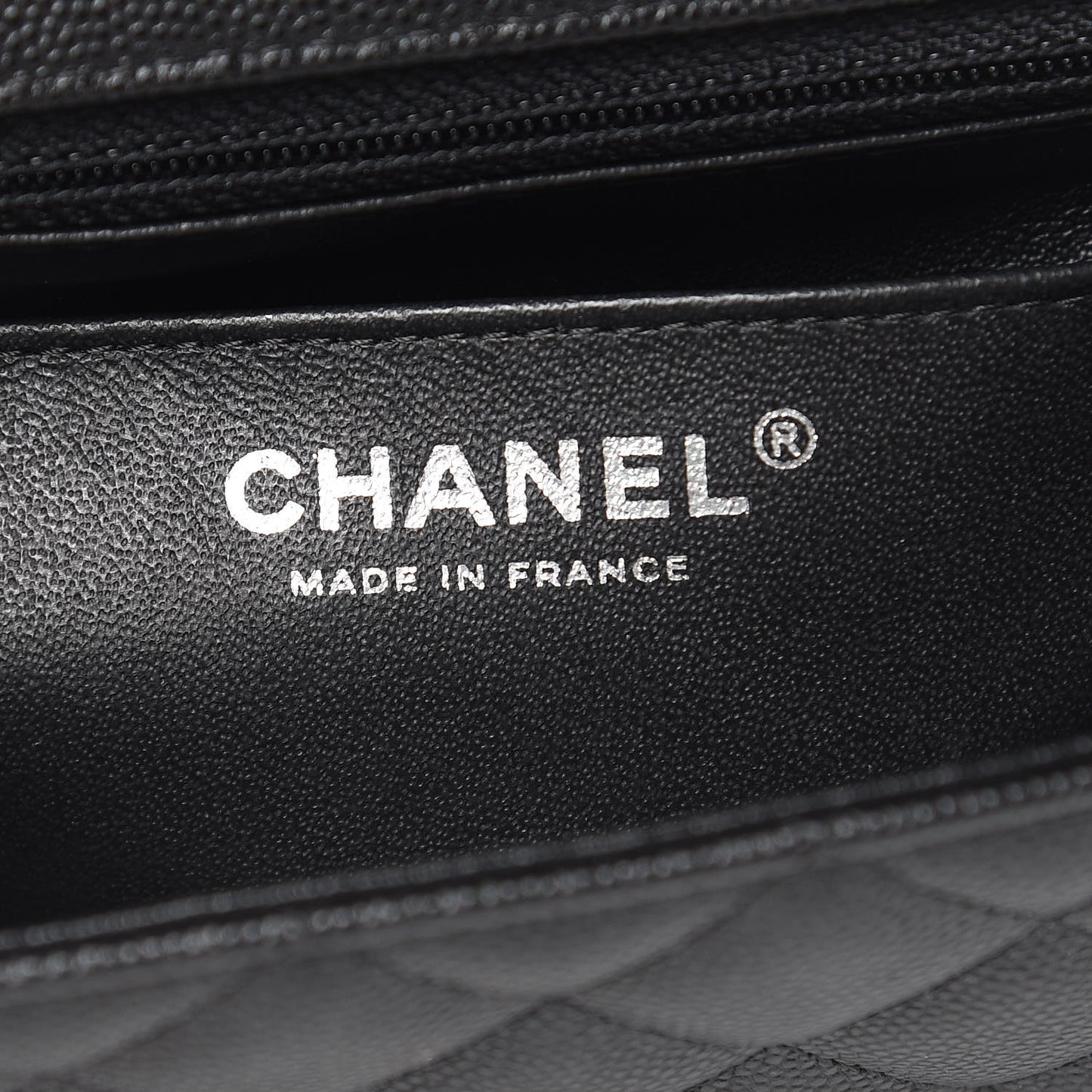 Caviar Quilted Mini Rectangular Flap Black