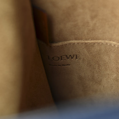 Loewe Calfskin Gate Bucket Bag Blue 7 of 9