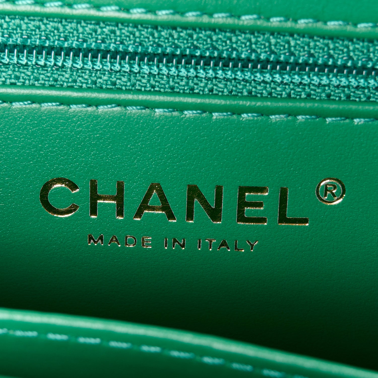 Chanel Shiny Aged Calfskin Quilted Nano Kelly Shopper Green 6 of 10