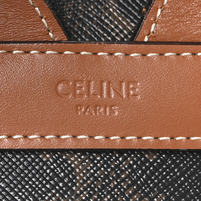 Celine Triomphe Canvas Calfskin Mini Folco Backpack Tan 6 of 9