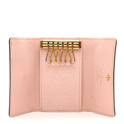 Louis Vuitton Damier Ebene Multicles 6 Key Holder Rose Ballerine 5 of 9