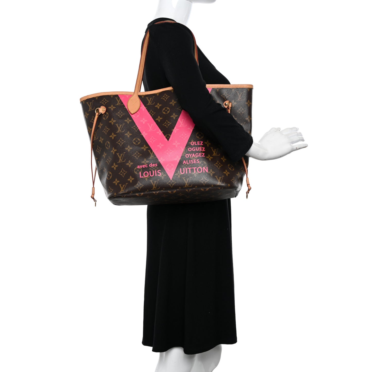 Monogram V Neverfull MM Grenade