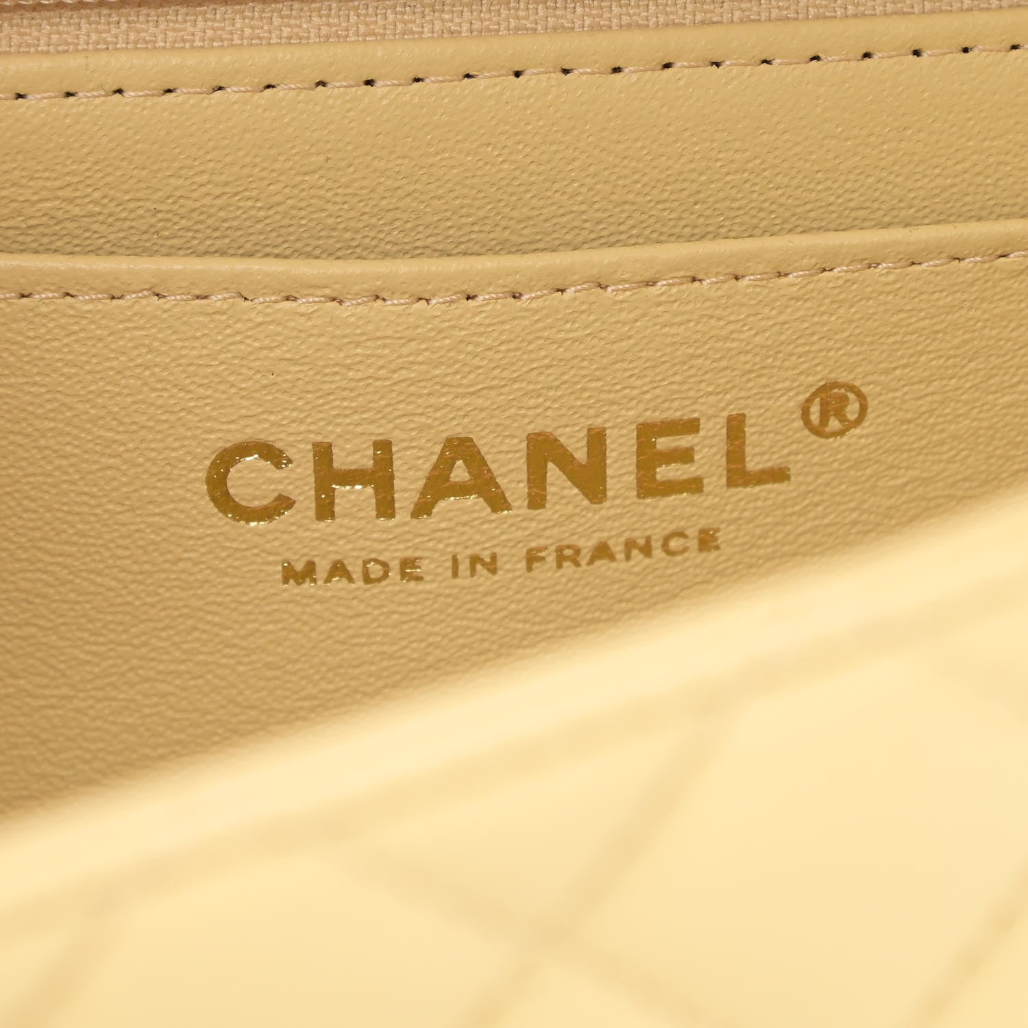 Chanel Lambskin Quilted Mini Top Handle Rectangular Flap Yellow 6 of 11