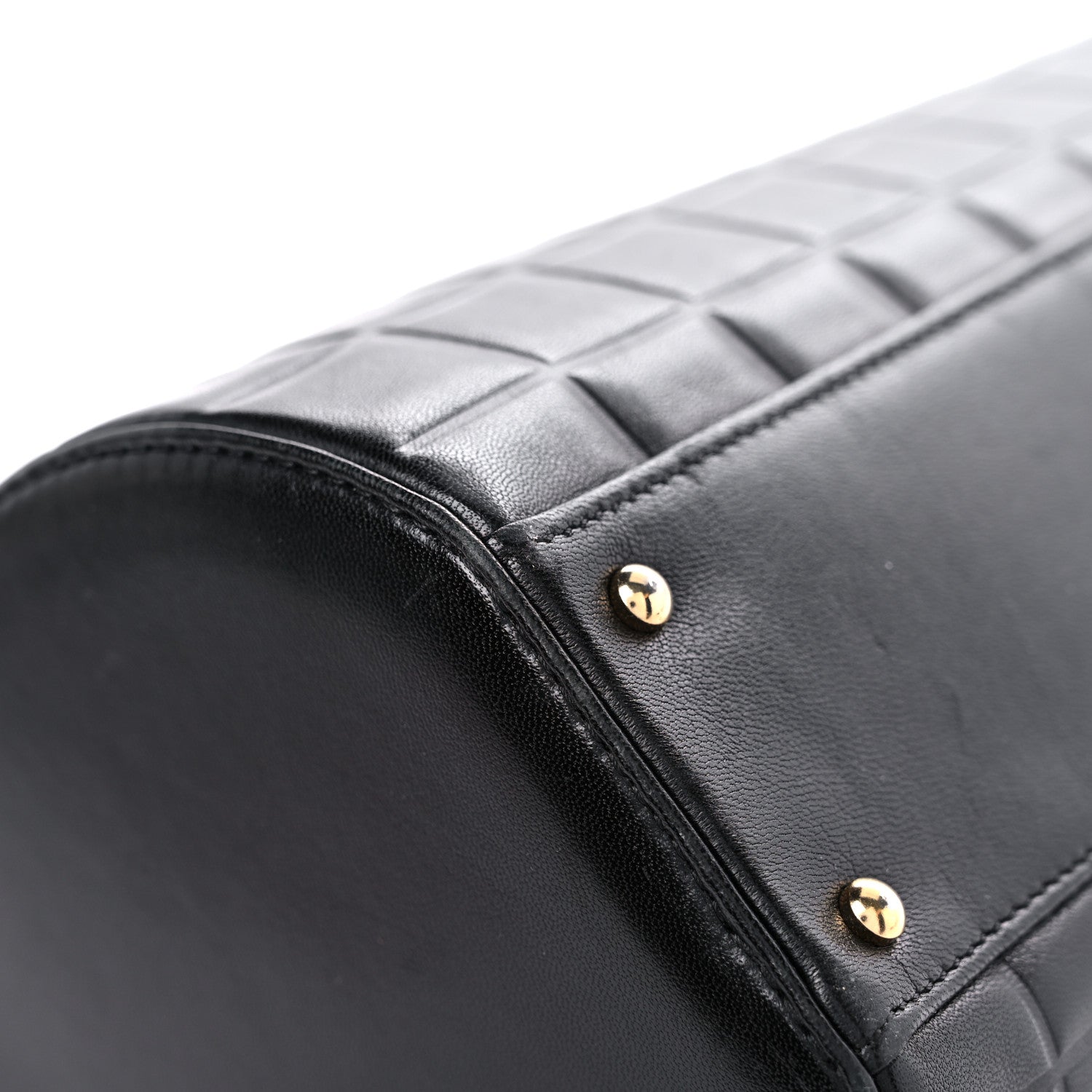 Chanel Lambskin Chocolate Bar Quilted Bag Black 10 of 24