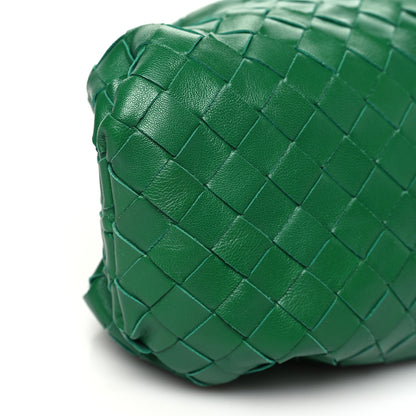 Bottega Veneta Nappa Maxi Intrecciato The Pouch Oversized Clutch Racing Green 9 of 10