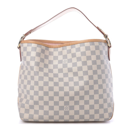 Louis Vuitton Damier Azur Delightful PM Rose Ballerine 1 of 9