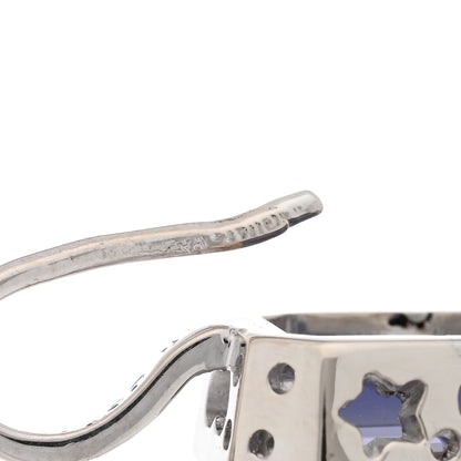 Pasquale Bruni 18K White Gold Diamond Iolite Earrings 4 of 4