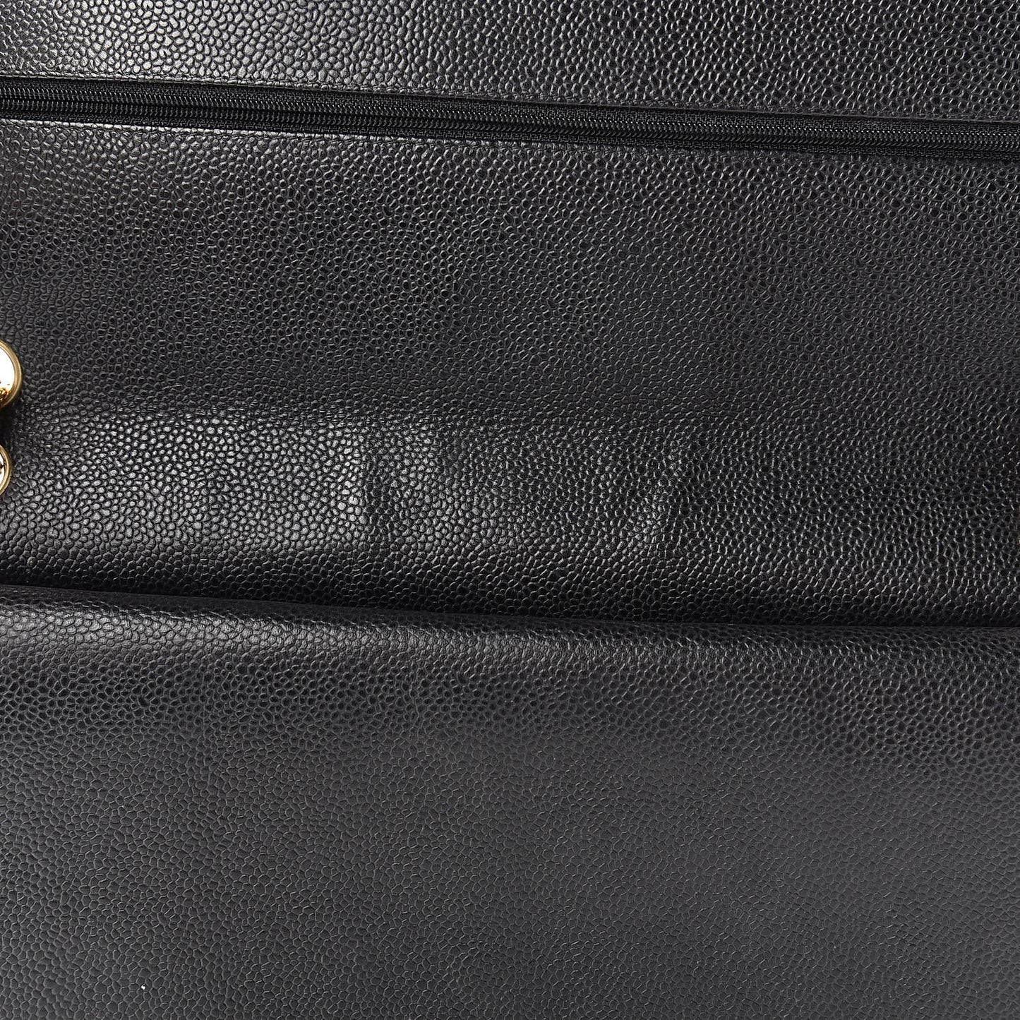 Caviar Quilted Maxi Double Flap Black