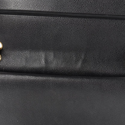 Chanel Caviar Quilted Maxi Double Flap Black 17 of 23