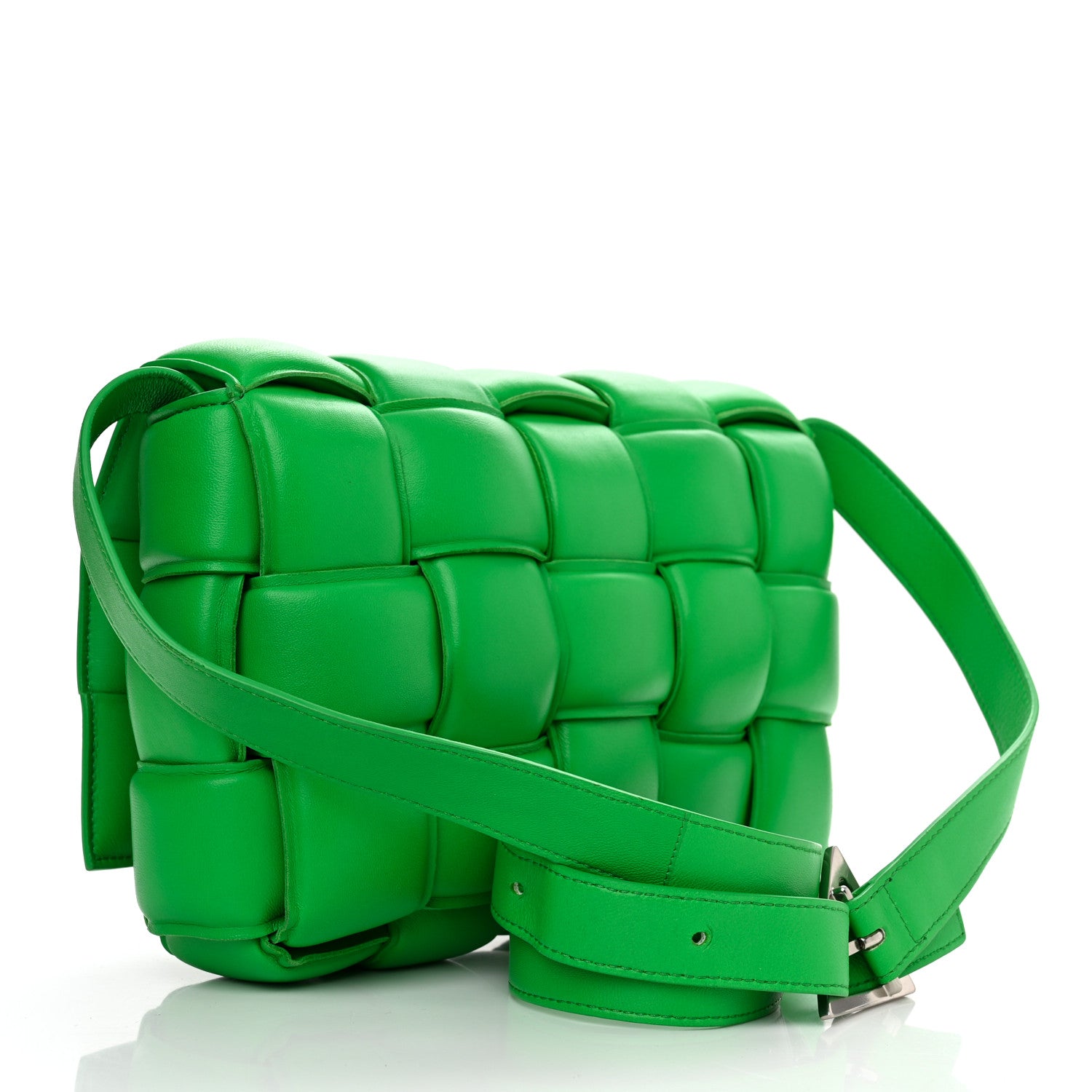 Bottega Veneta Nappa Maxi Intreccio Padded Cassette Crossbody Bag Parakeet 3 of 13