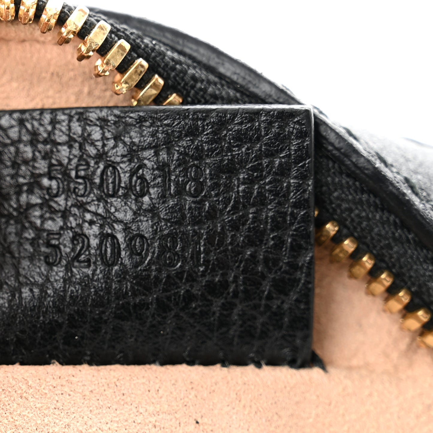 Grained Calfskin Web Mini Ophidia Round Shoulder Bag Black