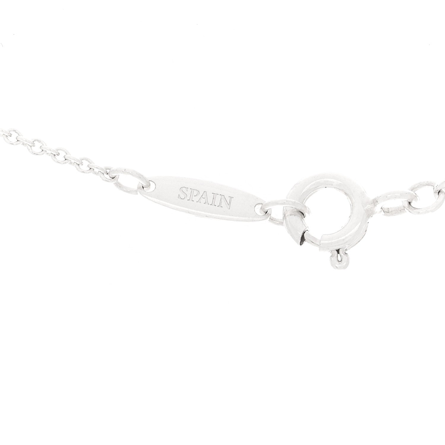 Tiffany Sterling Silver 11mm Elsa Peretti Open Heart Pendant Necklace 6 of 7