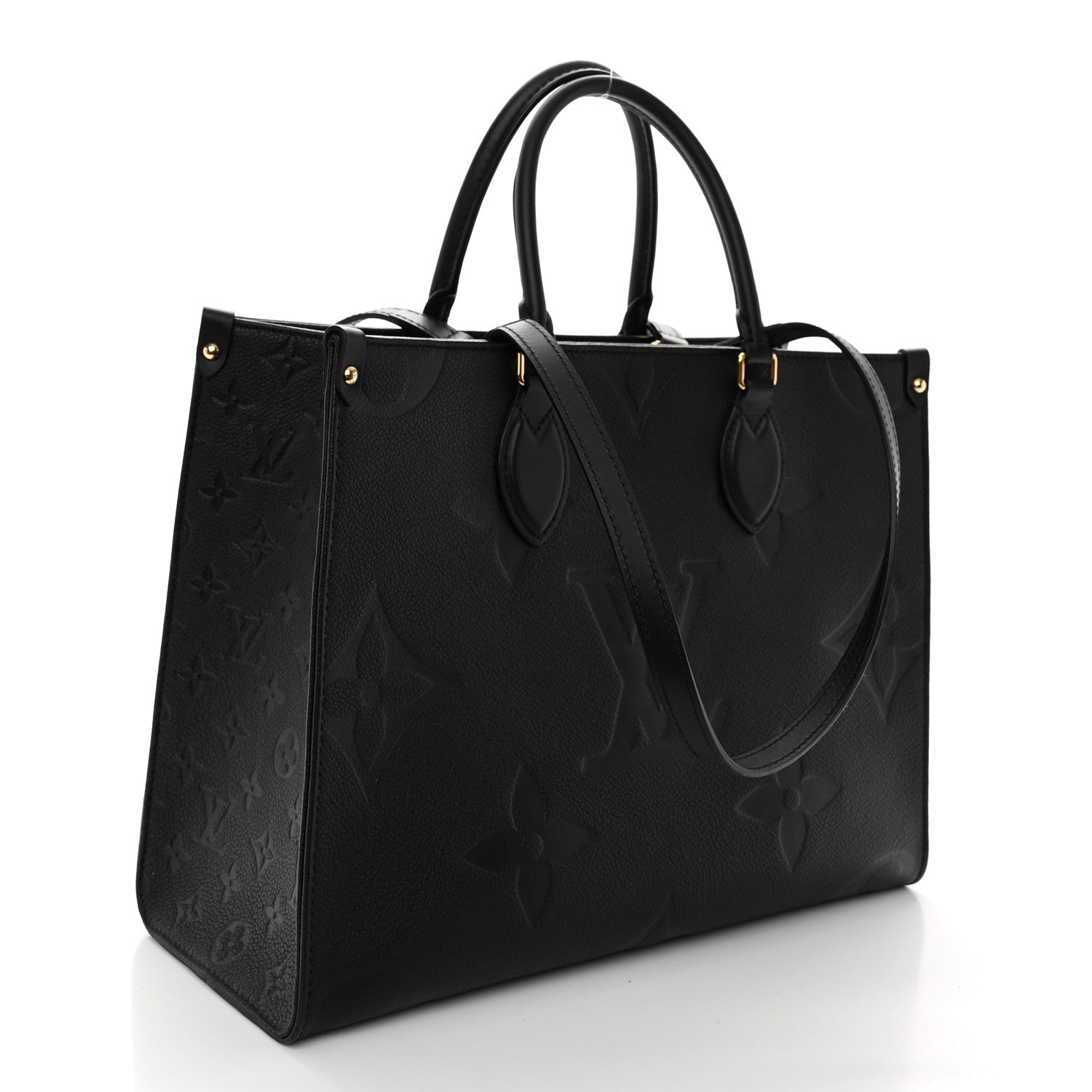 Louis Vuitton Empreinte Monogram Giant Onthego MM Black 3 of 9