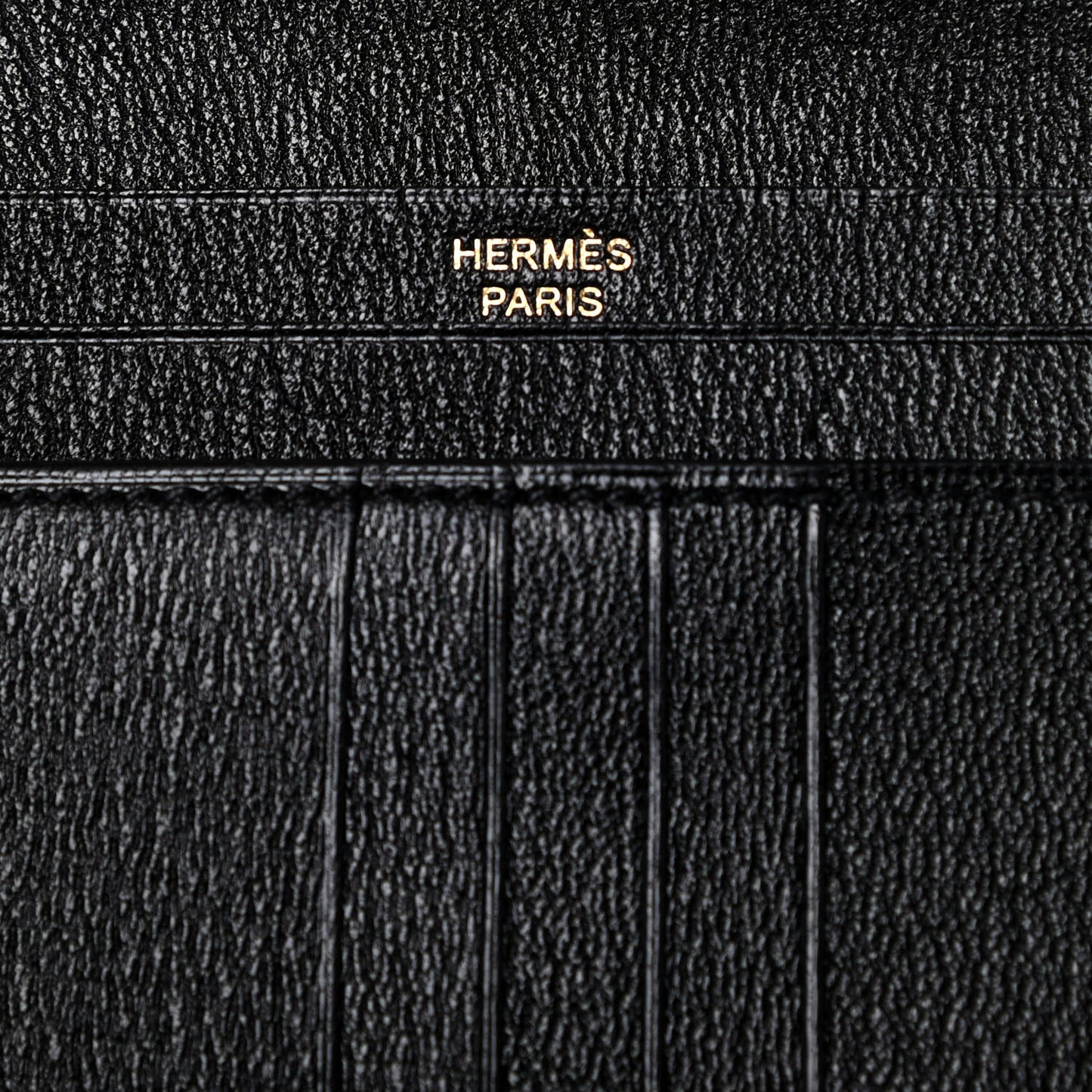 Shiny Alligator Bearn Compact Wallet Black