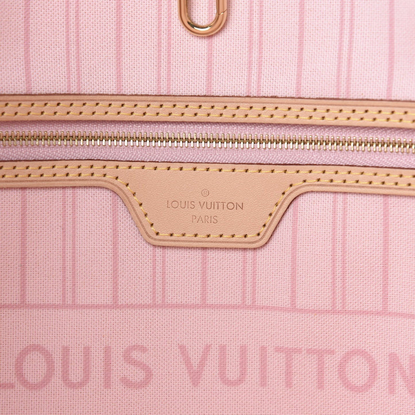 Damier Azur Neo Neverfull MM Rose Ballerine