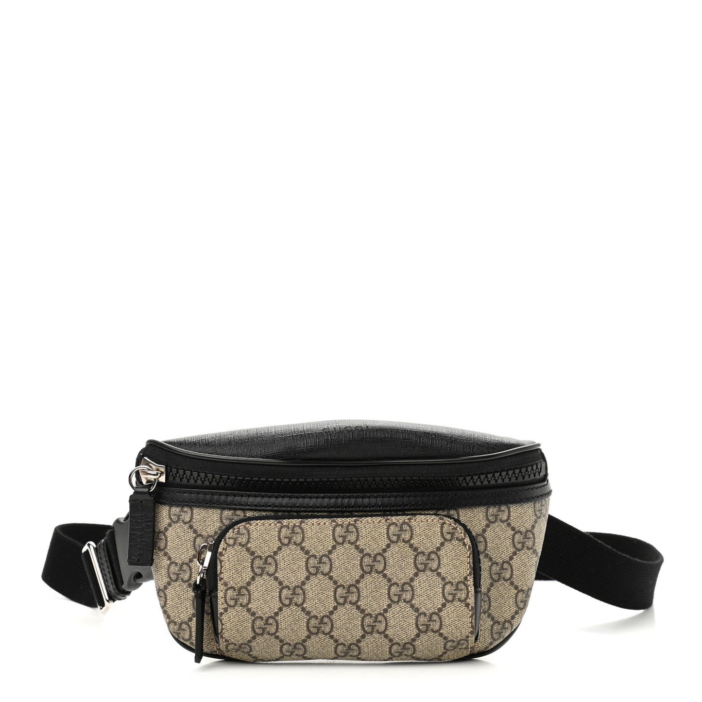 GG Supreme Monogram Belt Bag Black