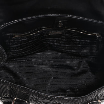 Prada Nappa Chevron Bag Nero Black 6 of 10
