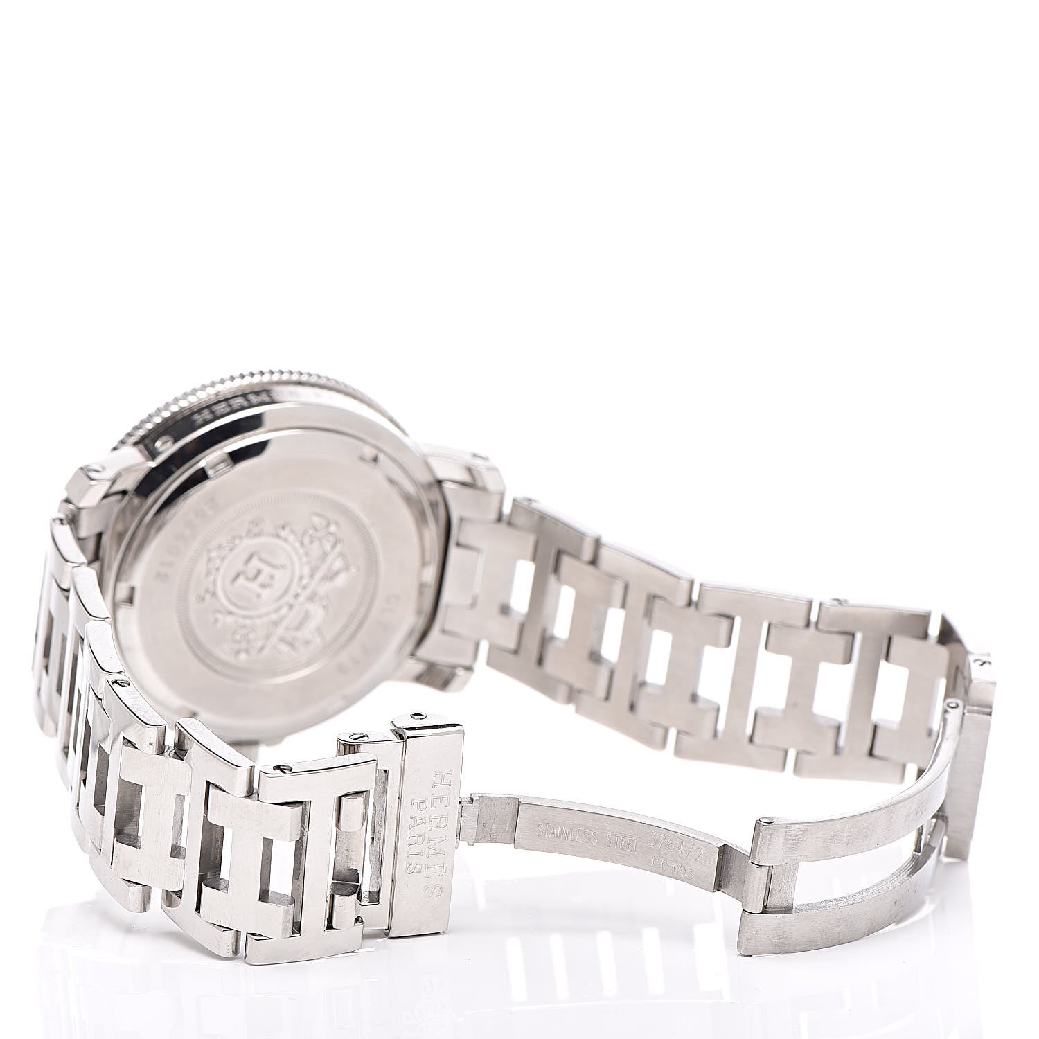 Hermes Stainless Steel 38mm Clipper Diver Quartz Watch White 6 of 6