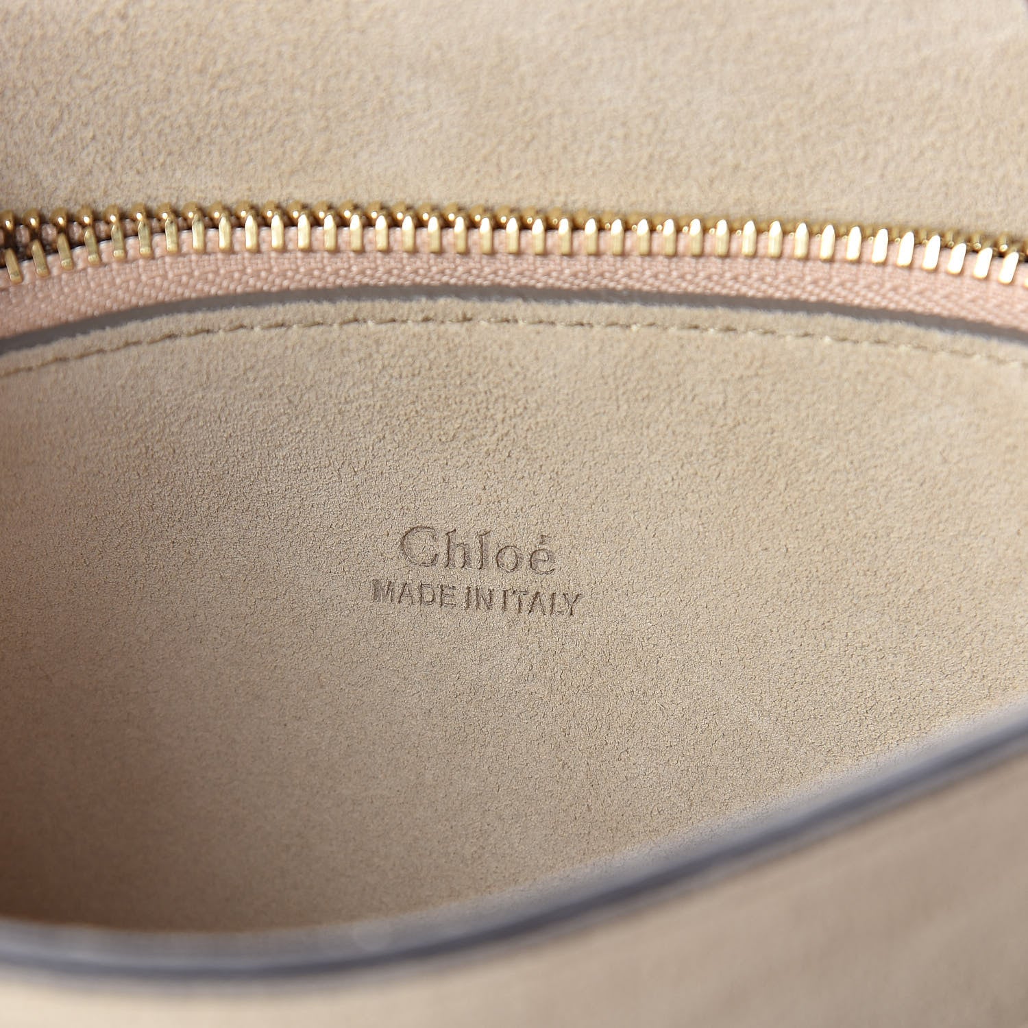 Chloe Suede Calfskin Medium Faye Shoulder Bag Tobacco 6 of 8