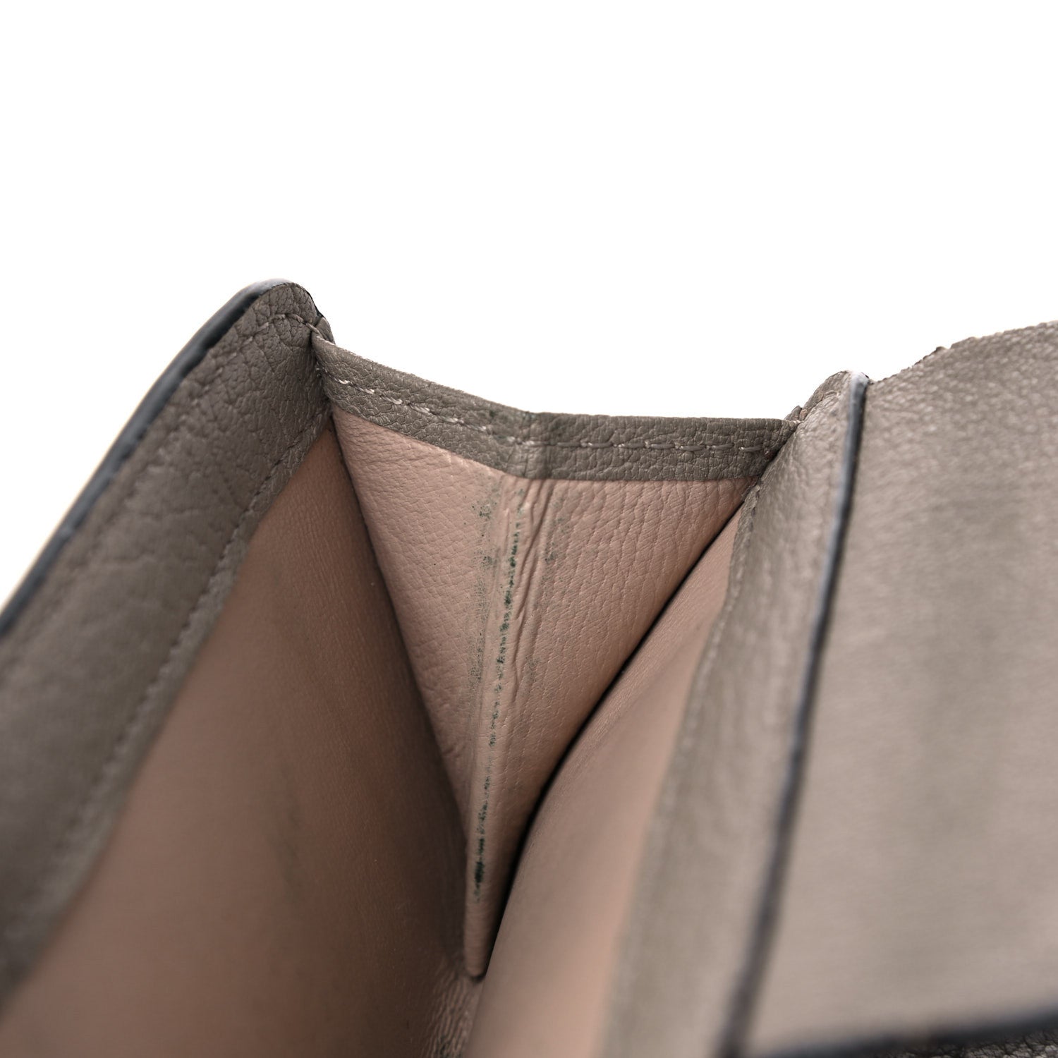 Chloe Grained Lambskin Drew Square Wallet Motty Grey 14 of 18