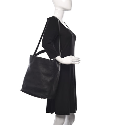 Burberry Grainy Calfskin Medium Susanna Hobo Black 2 of 13