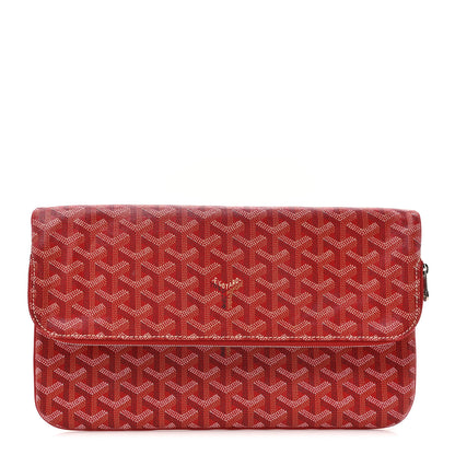 Goyard Goyardine Sainte Marie Soft Clutch Red 1 of 8